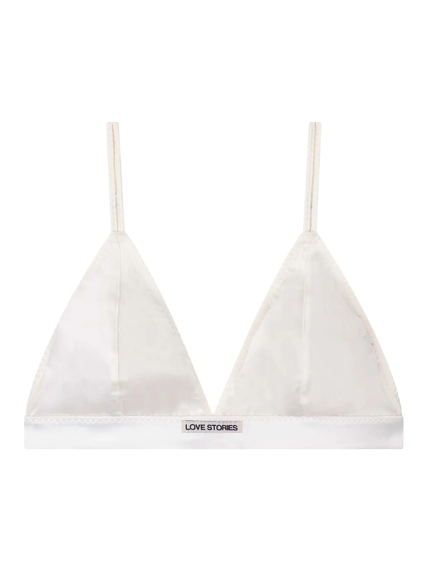 LOVE STORIES | Triangel BH DARLING black | creme